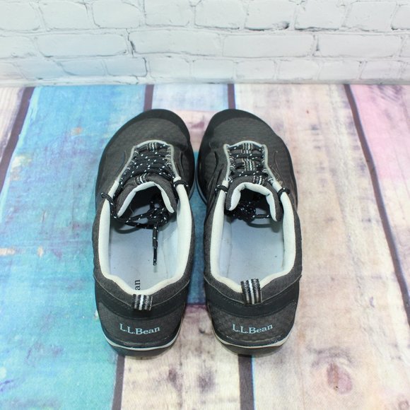 LL BEAN Black Mesh Athletic Classic Sport Workout Sneakers Shoe 8.5 M - Picture 8 of 9